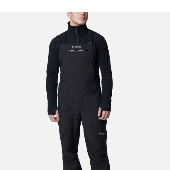 Columbia Men's Highland Summit II Bib Ski Pant Black Mens Sz S Or Women's M - Picture 5 of 17
